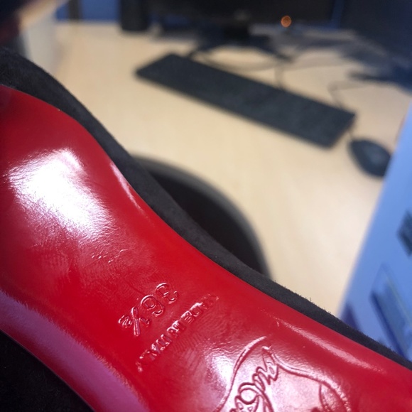Christian Louboutin Keopomp Velours size 7 - Picture 3 of 4